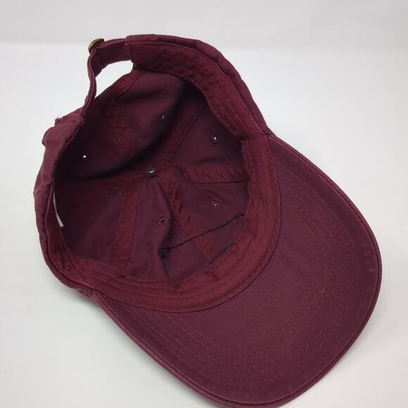 Lost Face Slideback Baseball Cap Red One Size Adjustable Embroidered Cotton - Picture 7 of 9